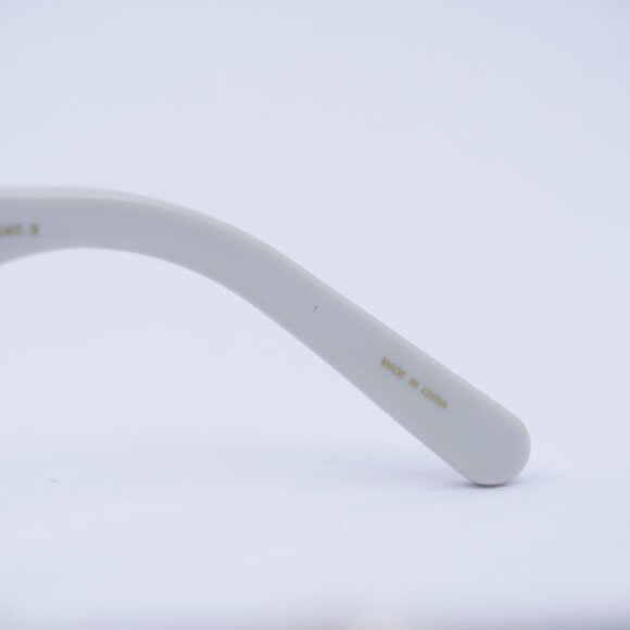 Marc Jacobs MARC 687/S 0SZJ 9O Sunglasses Ivory Square Frame, Grey Lenses - Picture 8 of 10